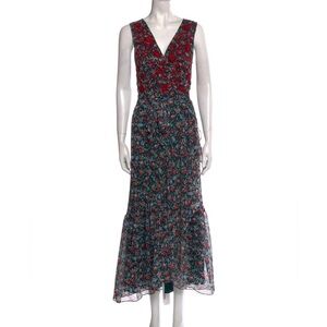 Ranna Gill Floral Print Dress